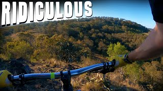 This trail is just crazy