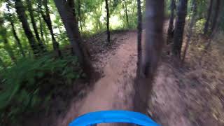 The roller coaster mountain bike trail -...