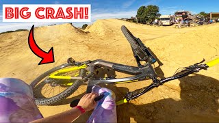 I HAD A BIG CRASH!