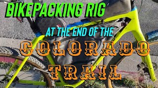 Bikepacking Rig at the End of the Colorado...