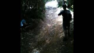 Steep Chute in the Akatarawa Forest - 3 Sisters