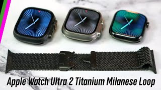 Apple Watch Ultra 2 Titanium Milanese Loop //...