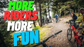 We Did A Big MTB Group Ride At Glentress