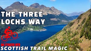 Epic 40-Mile Adventure: The 3 Lochs Way. MTB...