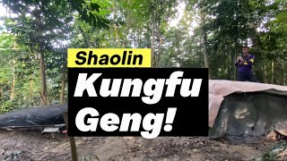Shaolin gap jump! at Bukit Kiara...