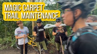 Fixing Magic Carpet Trail! | Trail Maintenance...