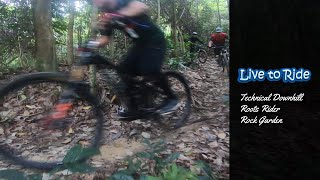 Riding Flintstones Rock Garden in Slowmo @...