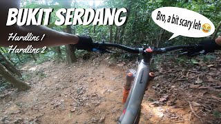 Testing some steep downhill line @ Bukit...