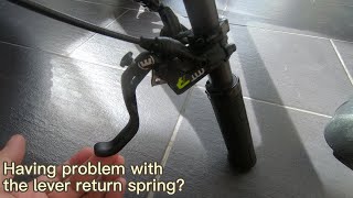 Magura MT7 Lever Return Spring Problem