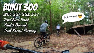 Bukit 300 - Try to follow podium riders... but...