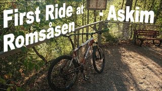 July 24, 2018: First ride at Romsåsen - Askim