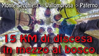 15KM di discesa dalla cima del Monte Secchieta...
