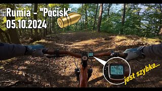 Rumia MTB - trasa 'Pocisk' - ostatni zjazd...