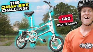THE CHEAP BIKE CHALLENGE - £40 FOLDING BIKE -...
