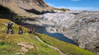 1500 metri di dislivello con la bici a spalla,...