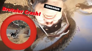 Nach diesem Crash musste ich ins Spital in...