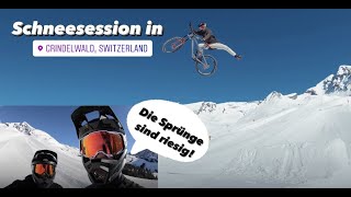 Im Snowpark mit den Big Bikes | Vlog | ft. Janik