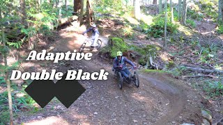 Adaptive Mountain Biking Down Maple Mountain