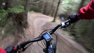 1st Time On Race Track At Dyfi Bike Park..