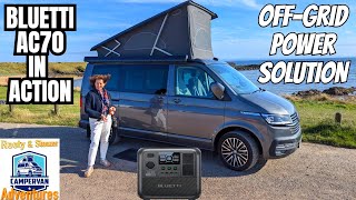 Off-Grid Camper Van Adventure with the Bluetti...