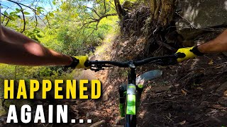 This ride resulted in another BROKEN Collarbone...