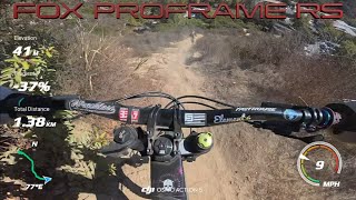 Testing out the Fox Pro Frame RS Enduro Helmet...