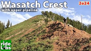 Wasatch Crest, Summer 2024 with Upper Pipeline!