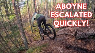 Gnarly Surprises at Aboyne MTB Trails, not for...