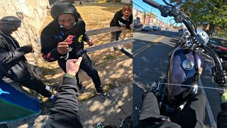 CHOPPER WHEELIES THROUGH THE PHILLY HOODS!