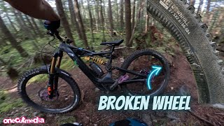 Broken Wheel riding in Squamish BC