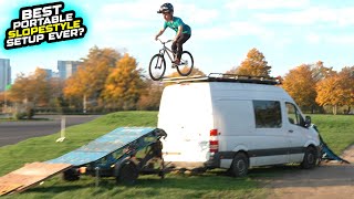 IS THIS PORTABLE MTB SLOPESTYLE SETUP THE BEST...
