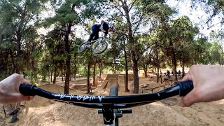 DAY 1 IN ATHENS! CRAZY DIRT JUMPS *FACEPLANT*