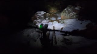 Helipad Trail (Phils Trail) at night in the...