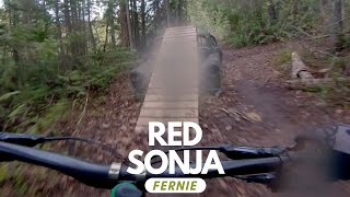 Riding over a Car! Another awesome Fernie trail