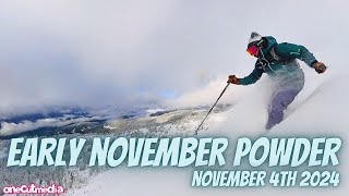 Ski Season has Begun with a Powder Day!