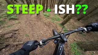 I'm Building Confidence On Easier STEEP trails...