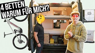 DARUM ein Stockbett im Mountainbike Camper...