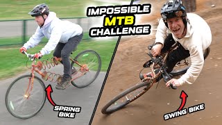 SWING BIKE vs SPRING BIKE - THE IMPOSSIBLE MTB...