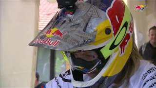 First WC race run! Rachel Atherton World Cup...