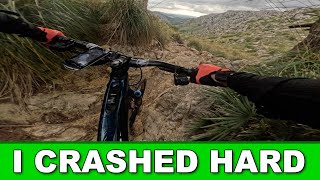 I Crashed Hard ... #emtb #challenge