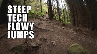 STEEP TECH ⬇️ mountain bike trails and...