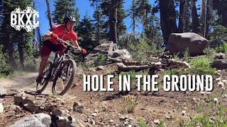 Mountain biking Hole in the Ground trail