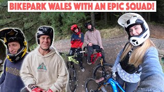 RIDING BIKEPARK WALES WITH THE GIRLS, TOM...