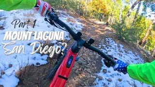 MTB Mount Laguna San Diego, California...