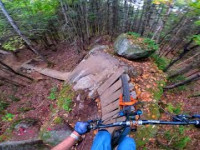 Riding The Most Technical Bike Trails Blind...