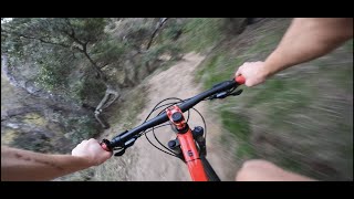 Crazy MTB Ride With Beautiful Sunset