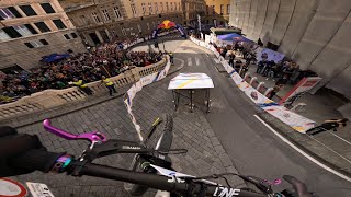 Urban Downhill racing goes wrong... First race...