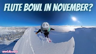 Flute Bowl in November    Only in Whistler!