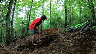 Building and riding a massive new gap jump mtb