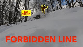 I Skied An ILLEGAL Powder Line